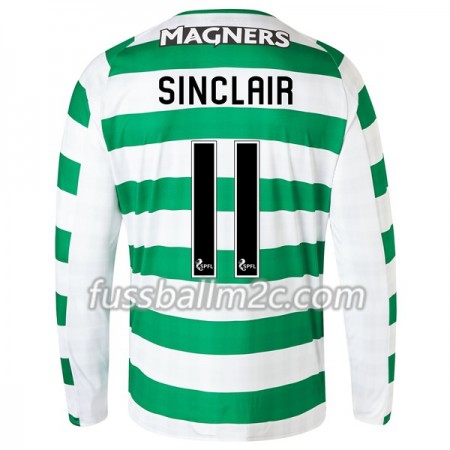 Fußballtrikots Celtic Glasgow Sinclair 11 Heim Trikotsatz 2018-2019 Langarm